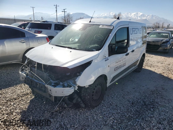 2020 Ford Transit Connect XLT with VIN NM0LS7F26L1472885, listed as a Copart auction lot 46425885 with 33,375 mi miles and Salvage title. Bid and sale history available at DreamBid. Image 1.