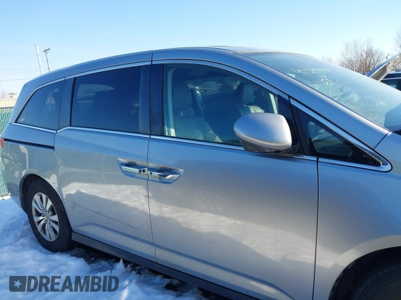 2017 Honda Odyssey EX-L with VIN 5FNRL5H6XHB003389, listed as a IAAI auction lot 41329731 with 203,368 mi miles and . Bid and sale history available at DreamBid. Image 12.