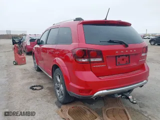 2017 Dodge Journey Crossroad Plus with VIN 3C4PDCGG8HT670742, listed as a IAAI auction lot 41465867 with 93,704 mi miles. Bid and sale history available at carsss.com. Image 3.