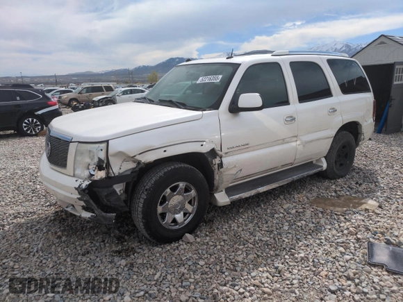 2005 Cadillac Escalade with VIN 1GYEK63N75R191326, listed as a Copart auction lot 52216355 with 177,330 mi miles and Salvage title. Bid and sale history available at DreamBid. Image 1.