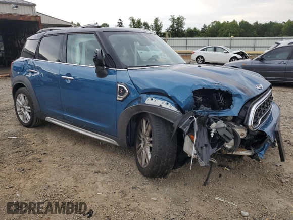 2018 MINI Countryman Cooper S with VIN WMZYT3C39J3E93309, listed as a Copart auction lot 60558285 with 50,907 mi miles and Salvage title. Bid and sale history available at DreamBid. Image 4.