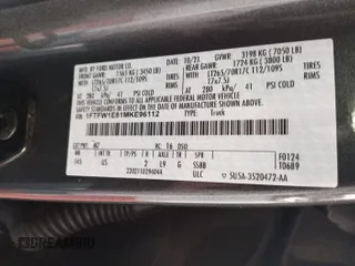 2021 Ford F-150 XL with VIN 1FTFW1E81MKE96112, listed as a IAAI auction lot 42788387 with 101,494 mi miles and . Bid and sale history available at DreamBid. Image 29.