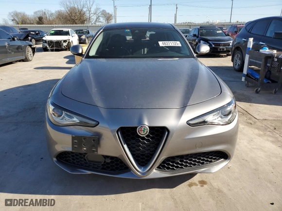 2017 Alfa Romeo Giulia Ti with VIN ZARFAECN3H7556176, listed as a Copart auction lot 48371125 with 47,520 mi miles and Salvage Title. Bid and sale history available at carsss.com. Image 5.