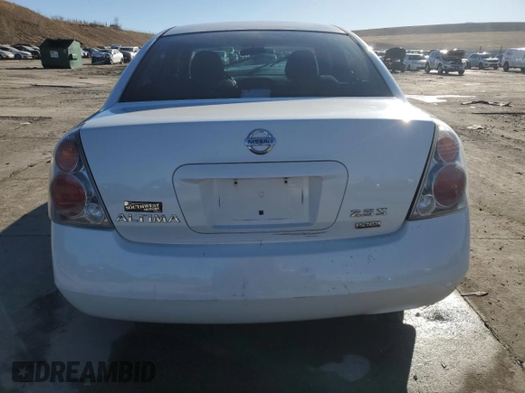 2006 Nissan Altima 2.5 with VIN 1N4AL11D56N412905, listed as a Copart auction lot 47130595 with 0 mi miles and Salvage Title. Bid and sale history available at carsss.com. Image 6.