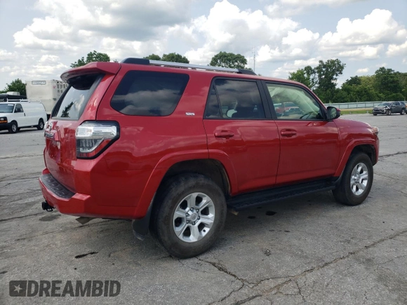 2023 Toyota 4Runner SR5 with VIN JTEMU5JR9P6164298, listed as a Copart auction lot 59108595 with 40,871 mi miles and Salvage title. Bid and sale history available at DreamBid. Image 3.
