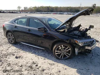2019 Acura TLX w/Technology Pkg with VIN 19UUB2F41KA008088, listed as a Copart auction lot 50842625 with 54,983 mi miles and Salvage Title. Bid and sale history available at carsss.com. Image 4.