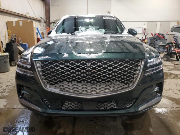 2021 Genesis GV80 with VIN KMUHCESC9MU048509, listed as a Copart auction lot 85404424 with 89,863 mi miles and Salvage Title. Bid and sale history available at carsss.com. Image 5.
