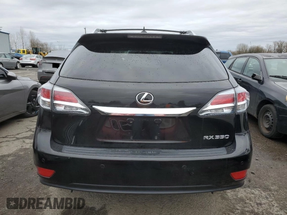 2013 Lexus RX 350 with VIN 2T2BK1BA2DC207950, listed as a Copart auction lot 45237545 with 91,036 mi miles and Salvage Title. Bid and sale history available at carsss.com. Image 6.