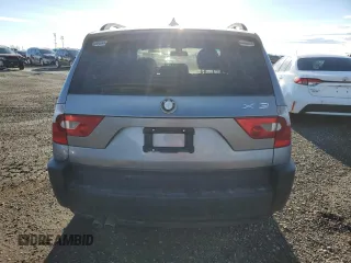 2005 BMW X3 3.0i with VIN WBXPA93425WA31985, listed as a Copart auction lot 46580035 with 375,558 mi miles and Clean Title. Bid and sale history available at carsss.com. Image 6.