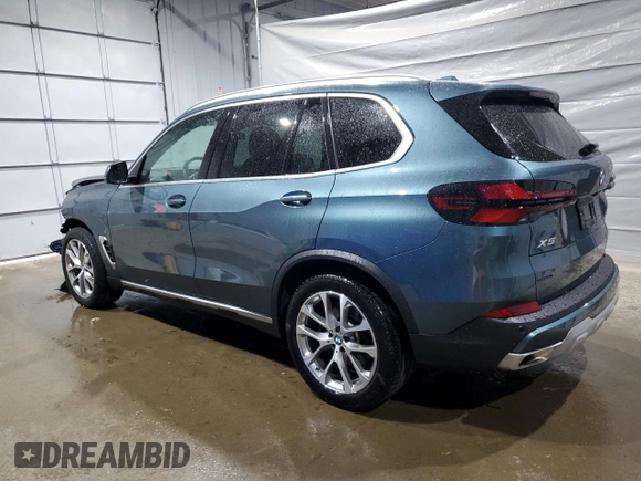 2024 BMW X5 xDrive40i with VIN 5UX23EU06R9S35422, listed as a Copart auction lot 58145345 with 537 mi miles and Salvage title. Bid and sale history available at DreamBid. Image 2.