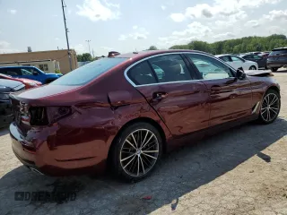 2023 BMW 5 Series 540i xDrive with VIN WBA73BJ08PCL79738, listed as a Copart auction lot 65047344 with 16,280 mi miles and Non Repairable. Bid and sale history available at carsss.com. Image 3.