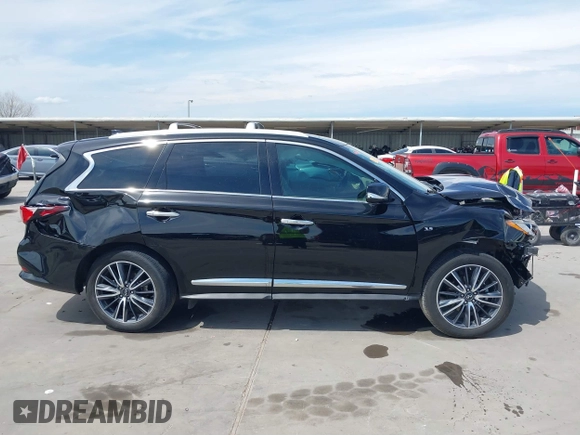 2018 Infiniti QX60 with VIN 5N1DL0MM3JC522705, listed as a IAAI auction lot 41883872 with 103,455 mi miles. Bid and sale history available at carsss.com. Image 13.