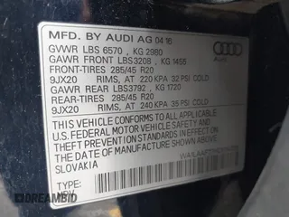 2017 Audi Q7 Premium Plus with VIN WA1LAAF77HD014335, listed as a IAAI auction lot 42376902 with 163,877 mi miles and . Bid and sale history available at DreamBid. Image 9.