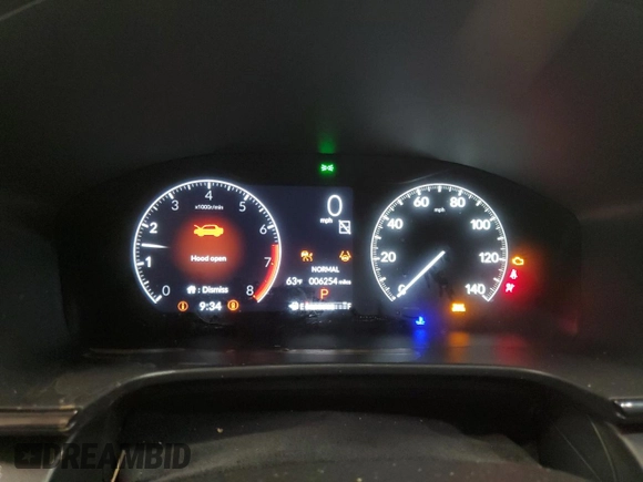 2025 Honda CR-V EX with VIN 2HKRS4H42SH436063, listed as a Copart auction lot 48762585 with 6,254 mi miles and Salvage Title. Bid and sale history available at DreamBid. Image 9.