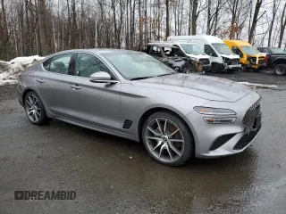 2023 Genesis G70 2.0T with VIN KMTG34TA5PU129311, listed as a Copart auction lot 43329385 with 34,917 mi miles and Non Repairable. Bid and sale history available at DreamBid. Image 4.