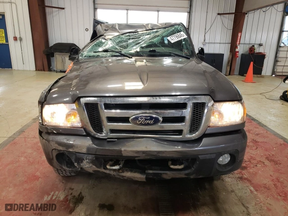 2009 Ford Ranger XLT with VIN 1FTZR45E09PA53648, listed as a Copart auction lot 47796845 with 108,587 mi miles and Salvage Title. Bid and sale history available at carsss.com. Image 5.