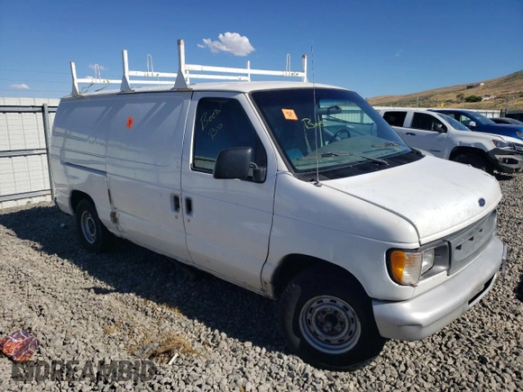 1999 Ford Econoline Cargo with VIN 1FTRE142XXHB29496, listed as a Copart auction lot 64516444 with 206,951 mi miles and Salvage Title. Bid and sale history available at carsss.com. Image 4.