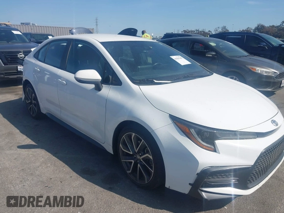 2020 Toyota Corolla SE with VIN 5YFS4RCE1LP029557, listed as a IAAI auction lot 41947507 with 37,134 mi miles. Bid and sale history available at carsss.com. Image 13.