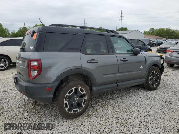 2024 Ford Bronco Sport Outer Banks with VIN 3FMCR9C68RRF08281, listed as a Copart auction lot 56272655 with Not provided miles and Salvage title. Bid and sale history available at DreamBid. Image 3.