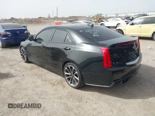 2016 Cadillac ATS-V with VIN 1G6AN5SY9G0111634, listed as a IAAI auction lot 41726817 with 91,003 mi miles. Bid and sale history available at carsss.com. Image 3.