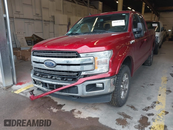2019 Ford F-150 XL with VIN 1FTFX1E46KKC60997, listed as a IAAI auction lot 42147634 with 99,878 mi miles and . Bid and sale history available at DreamBid. Image 6.