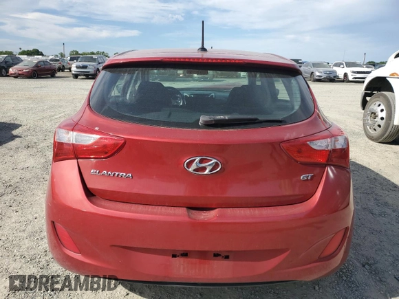 2016 Hyundai Elantra GT with VIN KMHD35LH9GU319189, listed as a Copart auction lot 52763425 with 151,894 mi miles and Salvage Title. Bid and sale history available at carsss.com. Image 6.