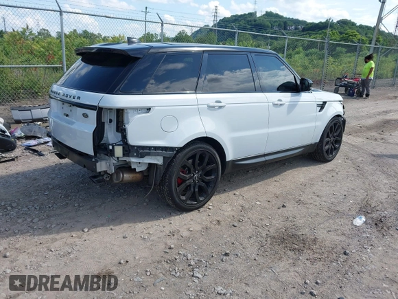 2017 Land Rover Range Rover Sport with VIN SALWR2FE4HA163537, listed as a IAAI auction lot 42530823 with 77,194 mi miles and . Bid and sale history available at DreamBid. Image 4.