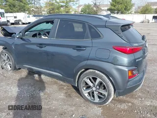 2019 Hyundai Kona Limited with VIN KM8K33A57KU245820, listed as a IAAI auction lot 41875199 with 73,539 mi miles and . Bid and sale history available at carsss.com. Image 3.