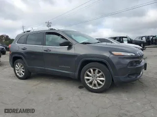 2015 Jeep Cherokee Limited with VIN 1C4PJMDS8FW647296, listed as a Copart auction lot 50398035 with 82,306 mi miles and Clean Title. Bid and sale history available at carsss.com. Image 4.
