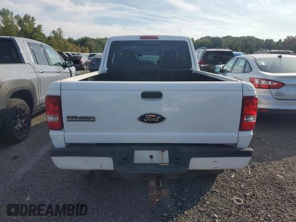2007 Ford Ranger XLT with VIN 1FTZR45E97PA17597, listed as a Copart auction lot 70312604 with 133,467 mi miles and Clean Title. Bid and sale history available at DreamBid. Image 6.