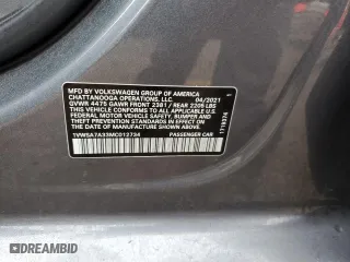 2021 Volkswagen Passat 2.0T SE with VIN 1VWSA7A33MC012734, listed as a Copart auction lot 43772795 with 85,579 mi miles and Salvage Title. Bid and sale history available at carsss.com. Image 12.