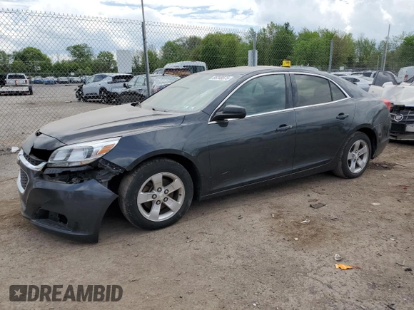 2015 Chevrolet Malibu LS with VIN 1G11A5SL2FF150955, listed as a Copart auction lot 55248575 with 133,662 mi miles and Clean Title. Bid and sale history available at DreamBid. Image 1.