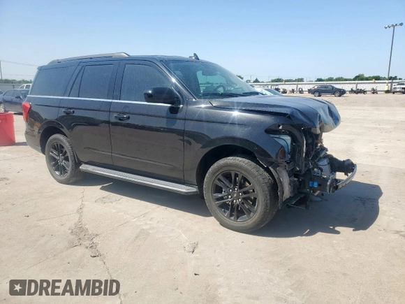 2022 Ford Expedition XLT with VIN 1FMJU1HT4NEA34624, listed as a Copart auction lot 56891045 with 48,202 mi miles and Salvage title. Bid and sale history available at DreamBid. Image 4.