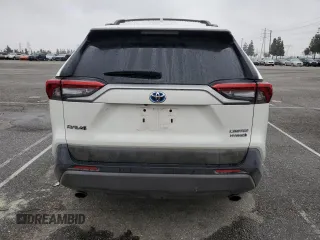 2020 Toyota RAV4 Hybrid Limited with VIN 2T3DWRFV1LW071666, listed as a Copart auction lot 50371885 with 105,854 mi miles and Clean Title. Bid and sale history available at carsss.com. Image 6.