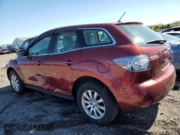 2010 Mazda CX-7 Sport with VIN JM3ER2WM4A0318665, listed as a Copart auction lot 54205525 with 164,755 mi miles and Salvage Title. Bid and sale history available at DreamBid. Image 2.