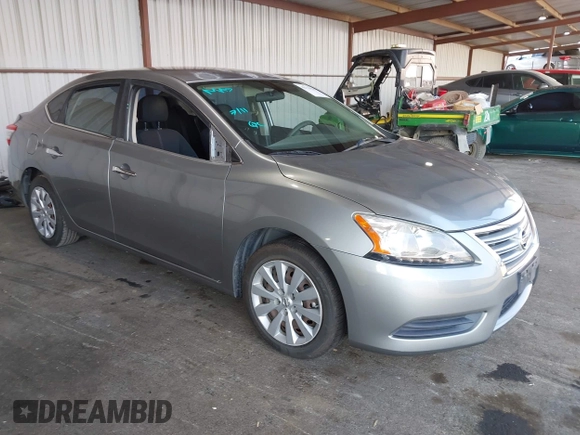 2014 Nissan Sentra SV z VIN 3N1AB7AP2EY252609, wystawiony jako IAAI lot #42713910 z przebiegiem 139 039 mil mil oraz . Historia ofert i sprzedaży dostępna na DreamBid. Obrazek 1.