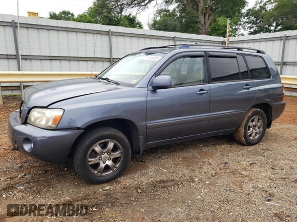 2005 Toyota Highlander z VIN JTEEP21A050122896, wystawiony jako Copart lot #57914265 z przebiegiem 202 747 mil mil oraz Szkoda całkowita • Salvage title. Historia ofert i sprzedaży dostępna na DreamBid. Obrazek 1.