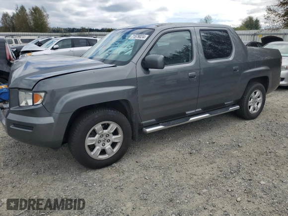 2007 Honda Ridgeline RTL w/Leather with VIN 2HJYK16587H501001, listed as a Copart auction lot 71579024 with 129,398 mi miles and Salvage Title. Bid and sale history available at carsss.com. Image 1.