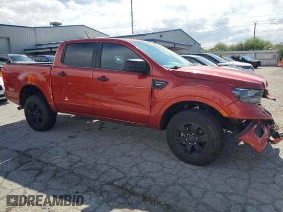 2019 Ford Ranger XL with VIN 1FTER4EH0KLB16124, listed as a Copart auction lot 54901015 with 52,972 mi miles and Salvage title. Bid and sale history available at DreamBid. Image 4.