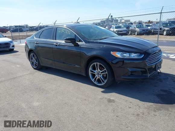 2016 Ford Fusion Titanium with VIN 3FA6P0K9XGR250007, listed as a IAAI auction lot 41775696 with 90,000 mi miles and . Bid and sale history available at DreamBid. Image 1.