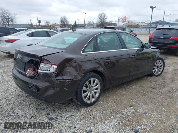 2011 Audi A4 Premium Plus с VIN WAUFFAFL6BA097375, выставлен на аукционе IAAI как лот 41967299 с пробегом 107 499 миль миль и . История ставок и продаж доступна на DreamBid. Изображение 4.