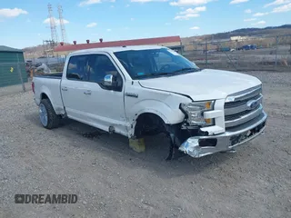 2017 Ford F-150 XL with VIN 1FTFW1EFXHFC83981, listed as a IAAI auction lot 41897927 with 73,559 mi miles. Bid and sale history available at carsss.com. Image 1.