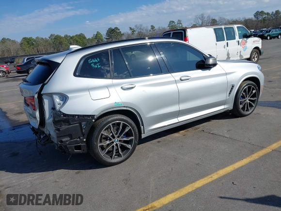 2019 BMW X3 M40i with VIN 5UXTS3C57K0Z09225, listed as a IAAI auction lot 41491951 with 69,483 mi miles and . Bid and sale history available at DreamBid. Image 4.