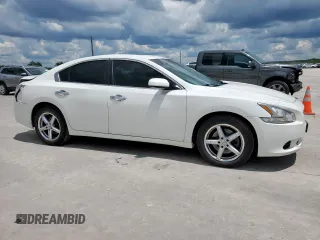 2014 Nissan Maxima S with VIN 1N4AA5AP2EC441439, listed as a Copart auction lot 55456425 with 193,649 mi miles and Salvage Title. Bid and sale history available at DreamBid. Image 4.