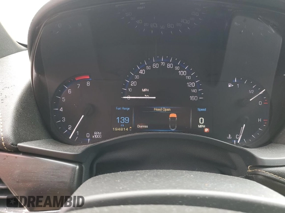 2013 Cadillac ATS with VIN 1G6AA5RA6D0146339, listed as a Copart auction lot 52742214 with 194,814 mi miles and Salvage title. Bid and sale history available at DreamBid. Image 9.