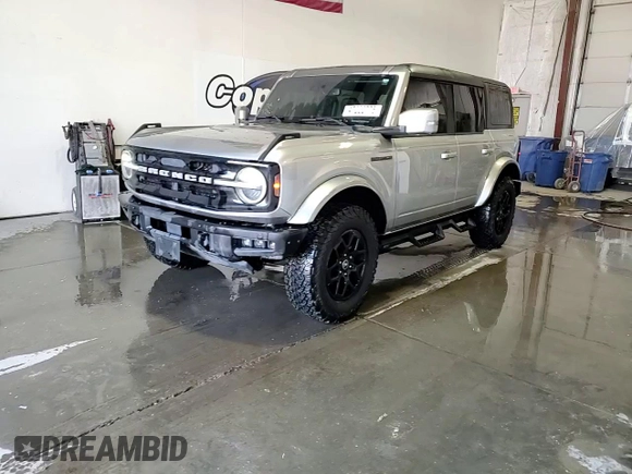 2022 Ford Bronco with VIN 1FMEE5DP5NLB21927, listed as a Copart auction lot 47222775 with 25,099 mi miles and Salvage Title. Bid and sale history available at carsss.com. Image 12.