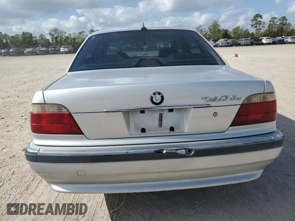 2001 BMW 7 Series 740iL with VIN WBAGH83471DP25381, listed as a Copart auction lot 82476994 with 236,876 mi miles and Clean Title. Bid and sale history available at carsss.com. Image 6.