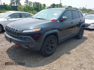 2014 Jeep Cherokee Trailhawk with VIN 1C4PJMBS8EW285276, listed as a IAAI auction lot 42408796 with Not provided miles and . Bid and sale history available at DreamBid. Image 17.