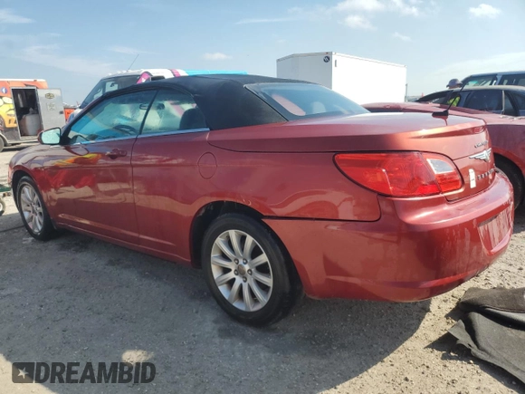 2010 Chrysler Sebring Touring with VIN 1C3BC5ED9AN148309, listed as a Copart auction lot 74634154 with 83,850 mi miles and Non Repairable. Bid and sale history available at carsss.com. Image 2.