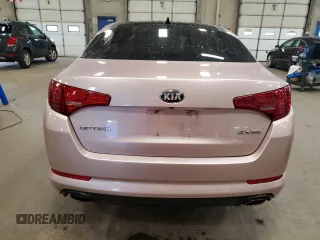 2013 Kia Optima EX with VIN 5XXGN4A72DG184011, listed as a Copart auction lot 54006235 with 0 mi miles and Salvage Title. Bid and sale history available at carsss.com. Image 6.